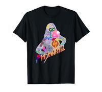 Marvel Ms. Marvel Bubble Gum Silhouette Poster T-Shirt