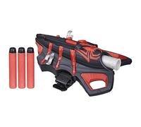 Marvel Nerf Spider-Man Miles Morales Thwip-Tech Blaster avec 3 fléchettes, Jeu de rôle pour Enfants à partir de 5 Ans