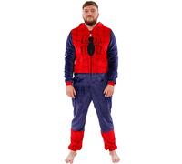 Marvel Onesies pour Hommes | Barboteuse Spiderman pour Hommes | Combinaison Spiderman Adulte | Marchandise Officielle |Moyen