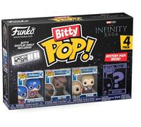 Marvel - Pack 4 Figurines Bitty Pop! Captain America 2,5 Cm