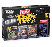 Marvel - Pack 4 Figurines Bitty Pop! Hulk 2,5 Cm