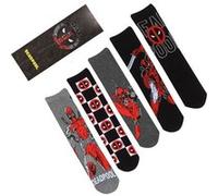 Marvel - Pack 5 paires de chaussettes Deadpool S-M