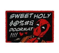 MARVEL Paillasson Décoratif Motif Deadpool 40x60cm Antidérapant Noir / Rouge