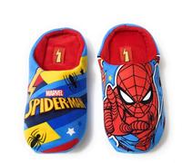 Marvel Pantoufles Spiderman pour enfants avec semelle dure antidérapante, rouge, 30 EU