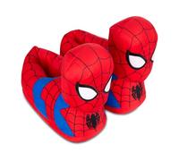 Marvel Pantoufles Spiderman pour homme - Pantoufles en peluche 3D Spiderman - Spiderman, Captain America, Ironman et Hulk