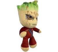 Marvel - Peluche Baby Groot, Hulk,Deadpool, Captain America, Thor, 30cm/55cm/75cm (28-33cm, Evil in a Suit)