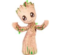 Marvel Peluche Dansante et Parlante Groot de 33 cm qui parle anglais, avec effets sonores et musique, JDW97