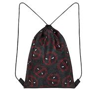 Marvel Petit Sac à Dos Enfant Deadpool, Sac de Sport Enfant à Cordon, Sac Piscine, Gym, Foot, Natation, Sac Corde Drawstring Bag