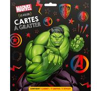 MARVEL - Pochette Cartes à gratter - Super-héros - Collectif - Hachette Disney - broché - Document jeunesse
