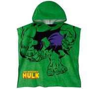 Marvel Poncho De Bain, Serviette Piscine Enfant Hulk, Poncho De Bain Enfant, Vert Taille Unique