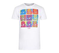 Marvel Pop Art Spidey-T Shirt XXL, Blanc (White WHT), XX-Large Men's