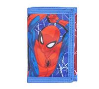 Marvel Portefeuille Spiderman pour garçons et Filles avec Porte-Cartes à Trois Volets, Fente pour Carte d'identité avec Fermeture éclair, Cadeau pour Adolescents, garçons et Filles