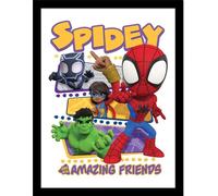 Marvel - Poster encadré "Spidey et ses incroyables amis" PM10257 (40 cm x 30 cm) (coloré)