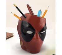 Deadpool Porte-stylo masque Officiellement licencié, Pot de plantes ou accessoires de bureau, Cadeau original, 13cm