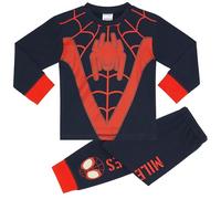 Marvel Press Miles Morales Spider-Man Pyjama à Manches Longues pour Garçon - 2-3 Ans: 98cm