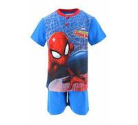 Marvel Spiderman, Pyjama Court, Garçon (Bleu,8 Ans)