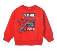 Marvel Press Spiderman, Sweat Shirt Garçon (FR/ES, Âge, 3 Ans, Taille Normale, Rouge)