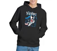 Marvel Press Sweat à Capuche Unisexe Marvel Venom Antihero, Noir, S