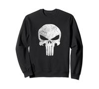 Marvel Punisher Skull Symbol Distressed Sweatshirt