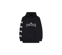 Marvel Punisher Sweat-Shirt À Capuche Skull Stamp Logo Nouveau Officiel Comics Size L