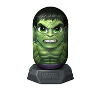 Ravensburger - Puzzle 3D Hylkies - Édition Marvel - Figurine n°22 Hulk - Adultes et Enfants - 54 pièces numérotées à Assembler sans Colle - Support Inclus - Marvel - 12008009