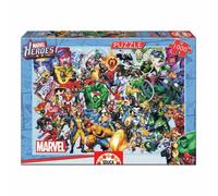 Educa Borrás - Puzzle 1000 pièces - Les Héros de Marvel - 68 x 48 cm - Multicolore