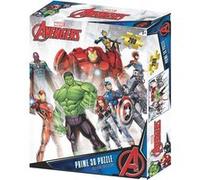 Marvel - Puzzle lenticulaire Avengers Rassemblement 200 pcs 46x31 cm
