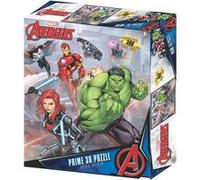 Marvel - Puzzle lenticulaire Collage des personnages d'Avengers 500 pcs 61x46 cm