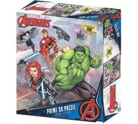Marvel - Puzzle lenticulaire Collage des personnages d'Avengers 500 pcs 61x46 cm