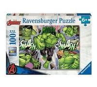 Ravensburger - Puzzle Enfant - 100 pièces XXL - l'incroyable Avenger Hulk - Fille ou garçon dès 6 Ans - Puzzle de qualité supérieure - Marvel - 12004119