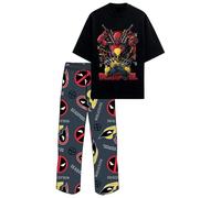 Marvel Pyjama 2 pièces pour homme - Deadpool & Wolverine, Avengers et dessins de bande dessinée classique, tailles S à 2XL - Parfait pour tout fan