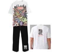 Marvel Pyjama 2 pièces pour homme - Deadpool & Wolverine, Avengers et dessins de bande dessinée classique, tailles S à 2XL - Parfait pour tout fan, Avengers, XXL