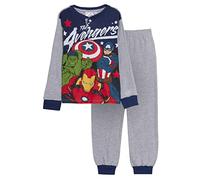 Marvel Pyjama Avengers pour garçon - Coupe Longue - Coffret Cadeau, Gris, 8 Ans
