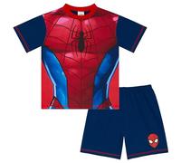 Marvel Pyjama Court Spiderman 100% Coton, Spider Man, 7-8 Ans