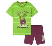 Marvel Pyjama Enfant Garçon - Pyjama Super Heros Enfant Avengers (9-10 Ans, Vert Hulk)