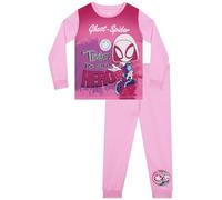 Marvel Pyjama pour Filles, Spidey et Ses Amis Extraordinaires, Ensemble Pyjama Ghost-Spider pour l’Hiver, Tailles de 5-6 Ans