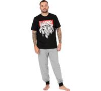 Marvel - Pyjama pour homme NS7107 (XL) (Noir/Gris)