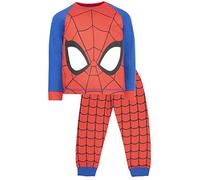 Marvel - Pyjama Spiderman pour Enfants - Ensemble de Pyjama de l'Homme Araignée à Manches Longues - 100% Coton, Pyjama Super-Héros à Manches Longues - Marchandise Officielle, Rouge (rosso), 4-5 ans