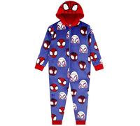 Marvel Pyjamas pour Enfants | Pyjamas pour Enfants Spiderman | Combinaison pour Enfants | Combinaison Polaire pour Enfants | Bleu 6-7 Ans