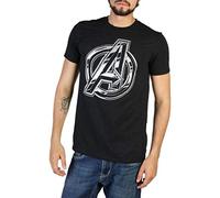 Marvel RBMTS251- (Medium) Shirt, Black (Black Blk), M Men's