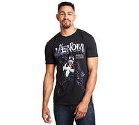 Marvel Venom Attack T-Shirt, Noir (Black Blk), (Taille Fabricant: Large) Homme