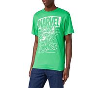 Marvel Hulk Lift T-Shirt, Vert (Irish Green GRN), (Taille Fabricant: Large) Homme