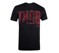 Marvel RBMTS312- (X-Large) Shirt, Black (Black Blk), Men's