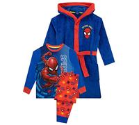 Marvel Robe de Chambre Garçon Spiderman Bleu 8-9 Ans