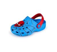 Marvel Spiderman Garçons Sabots Enfants Slip on Chaussures Spider-Man Nouveauté Charmes en Bleu Palmé Sandales Curseurs Sangle Réglable