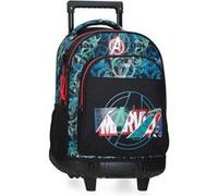 Marvel Joumma Shield Sac à dos compact 2 roues Noir 33 x 45 x 21 cm Polyester 30,24 L, Noir, Sac à dos compact 2 roues
