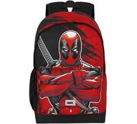 Marvel Comics - Sac à dos Deadpool Bad Plus HS - Rouge - 23 L - 30 x 44 cm - Enfants