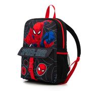 Marvel Sac à dos Spider-Man pour garçons - Sac d'école pour enfants avec poche avant et porte-bouteille latéral en maille - Sac à dos léger pour l'école, les voyages et sac en polyéthylène