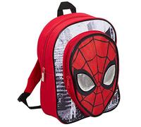 Marvel Sac à dos Spiderman pour garçons - Avengers, école, voyage, sac à déjeuner - Yeux réfléchissants avec poche