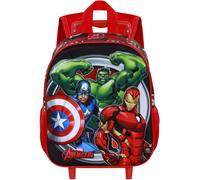 marvel Sac à dos 'The Avengers Almighty' vert / rouge / noir / blanc, Taille One Size